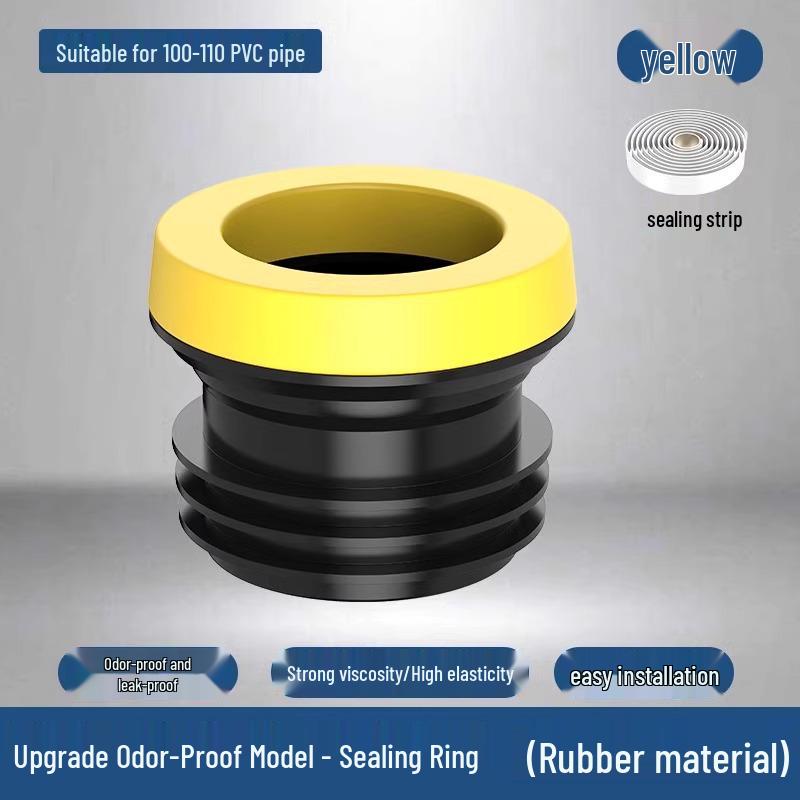 Odor-Proof Leak-Proof Toilet Flange Seal Ring - Thickened, Heightened, & Lengthened Washer