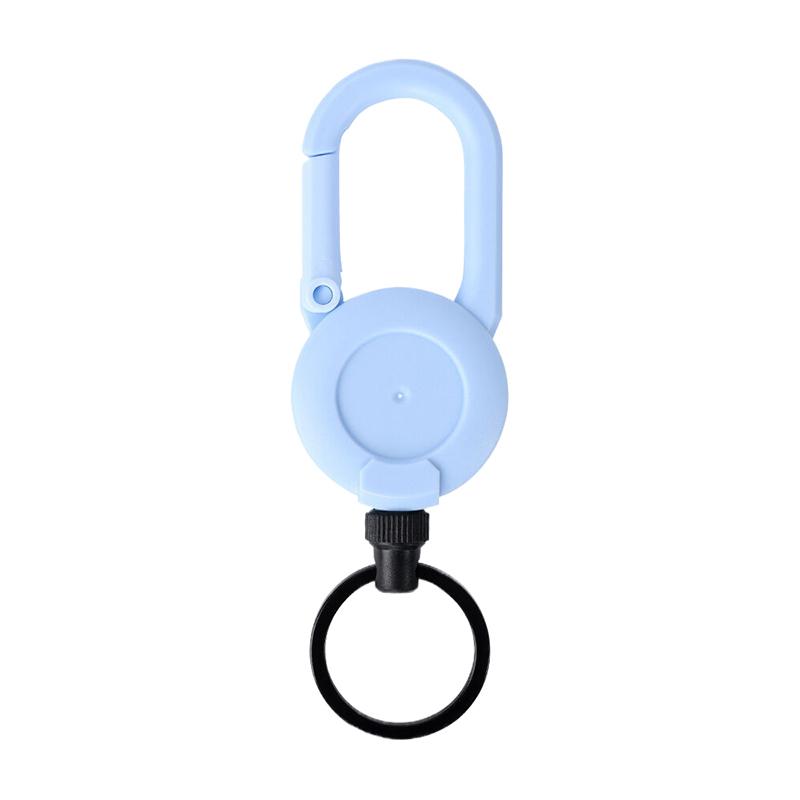 

Захист від крадіжок, пряжка, мотузка, яка легко висмикується, еластичний брелок, висувний брелок для ключів, ідентифікаційна картка абонемента на підйомник із захистом від втрати синій