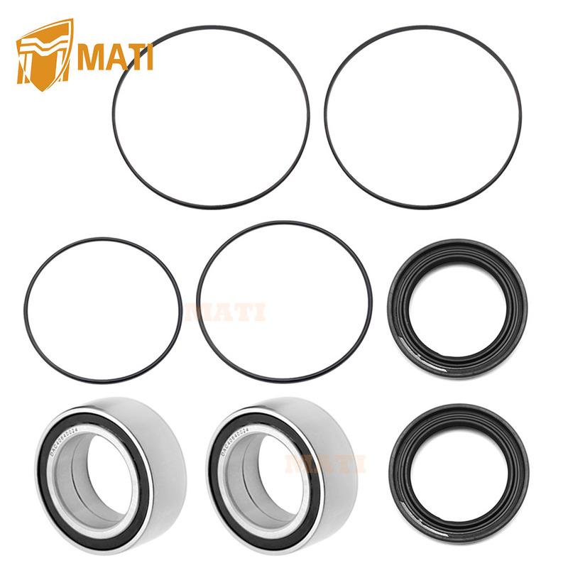 MATI Rear Wheel Axle Bearings Seals for Yamaha Raptor 700 700R YFZ450 YFZ450R YFZ450X 2006- 93304-20812-00 93106-46003-00