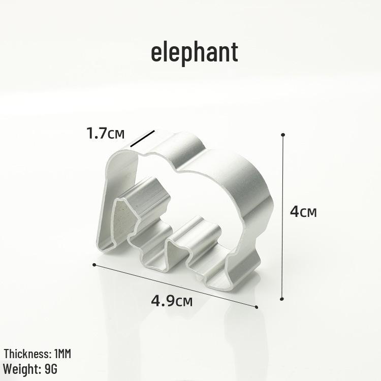 Keksform aus Aluminiumlegierung: Ananaskuchen, Weihnachten, & Ostern Ausstechform Backwerkzeug