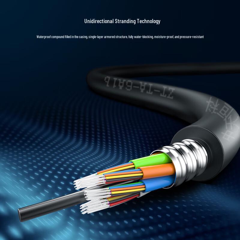 Zhongtianhengke GYTA/TS Outdoor Armored Multimode Fiber Optic Cable