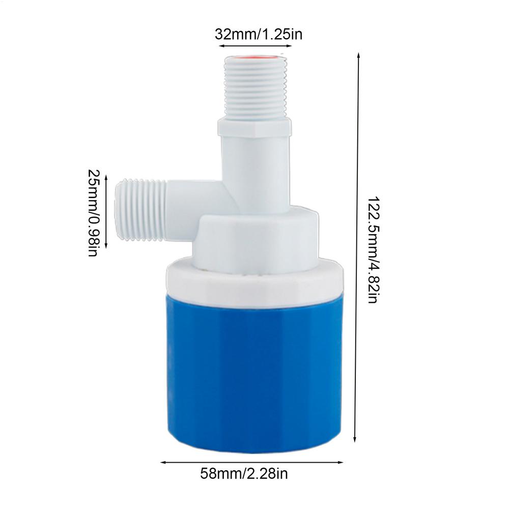 3/4" 1" Automatic Water Level Control Float Valve Ball Cocks For Water Tank Tower Pool Inlet Valve With Auto Stop Switches