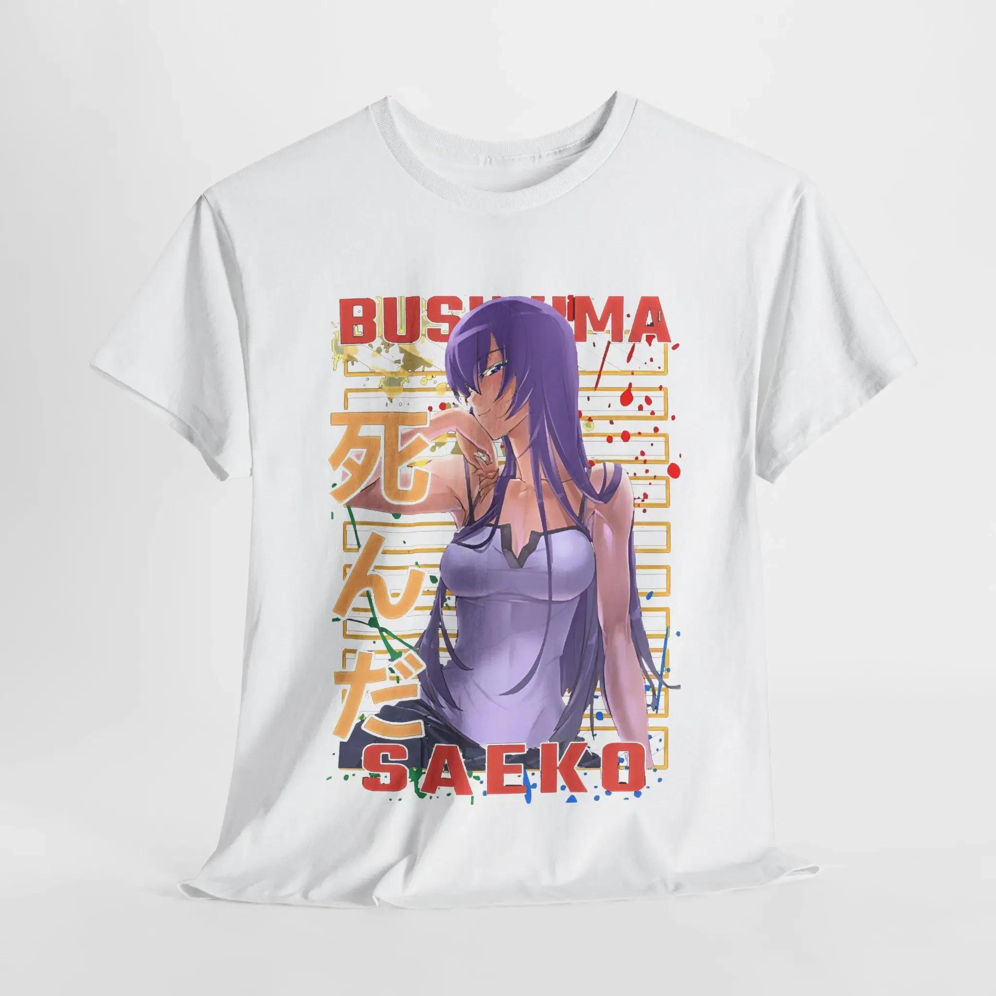 

Highschool of the Dead Saeko Busujima Anime TShirt for WOMEN Unisexga Style Tee Unisex Summer Cotton Comfort Casual Top S