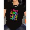 European Sizes Women'S Funny Grandparent Tee - "I Love Bingo & My GrandKids" Birthday/Anniversary Gift Comfortable Fit, Durable Print,