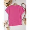 Women'S Casual Sports T-Shirt, Round Neck T-Shirt, Best Friends Forever, White Bestie Theme Fashion, Trendy Gift, Casual Bestie Outfit,