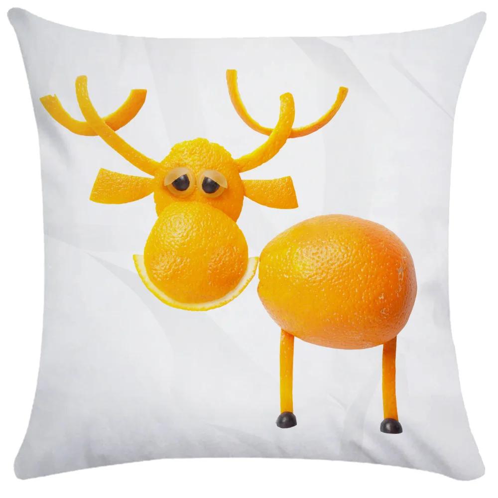 Home Decor Garden Chair Pillowcase Luxury Designer Summer Fruit  Decorative Tropical Mango
