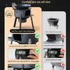 Portable Outdoor Camping Firewood Stove - Large Pot and Child Ground Pot Compatible