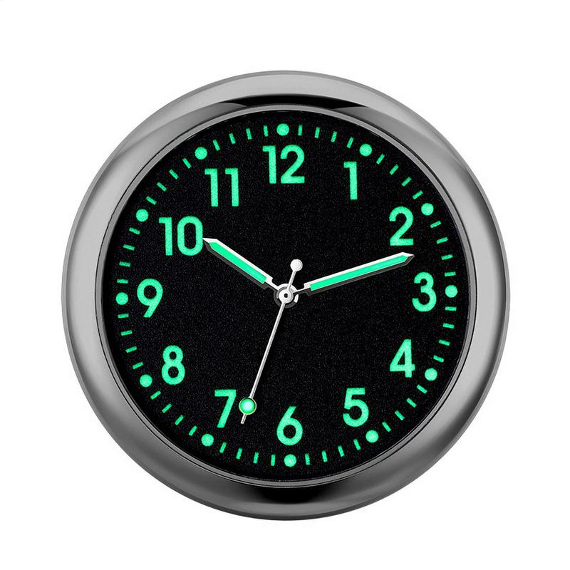 

Mini Quartz Clock For Car Glow In The Dark Car Dashboard Watch Small Analog Clock Stick On Clock For Car Dashboard Analog Car China Mainland