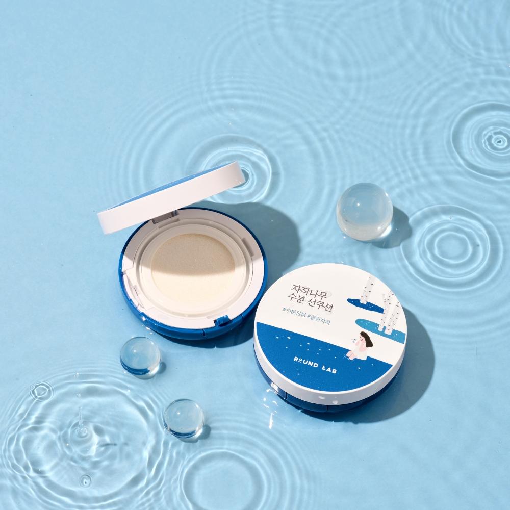 

[Набор из 2 шт.] Round Lab Birch Tree Moisture Sun Cushion 15 г SPF 50+ PA++++