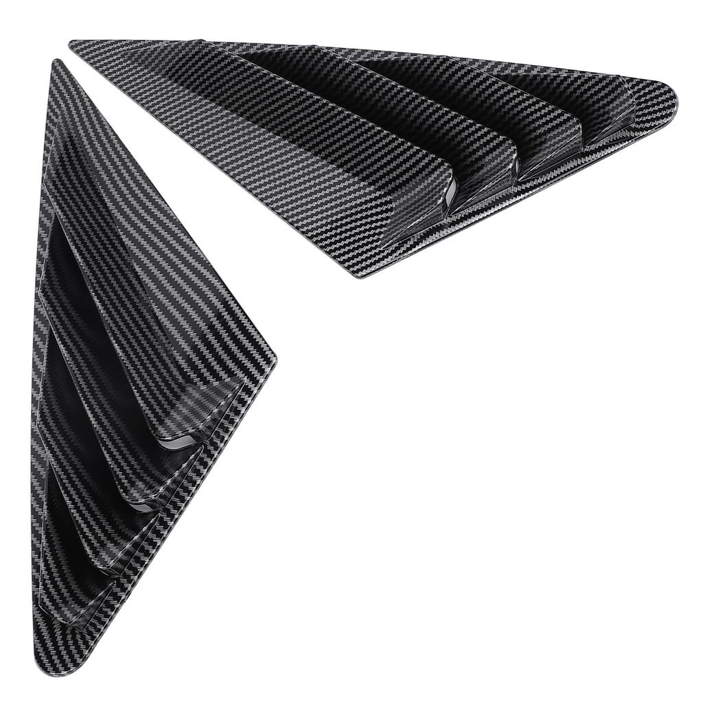 1 Pair Rear Window Louver Left Right Window Louver Air Vent Scoop Shade Cover Blind for A3 8Y Sedan