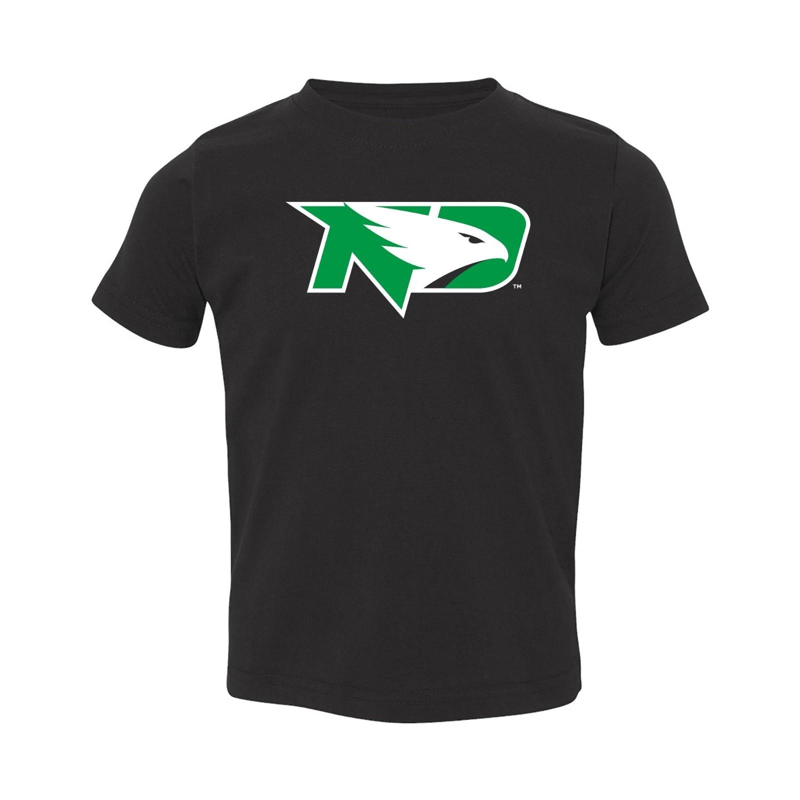 North Dakota Primary Logo Toddler T-Shirt - Black XL