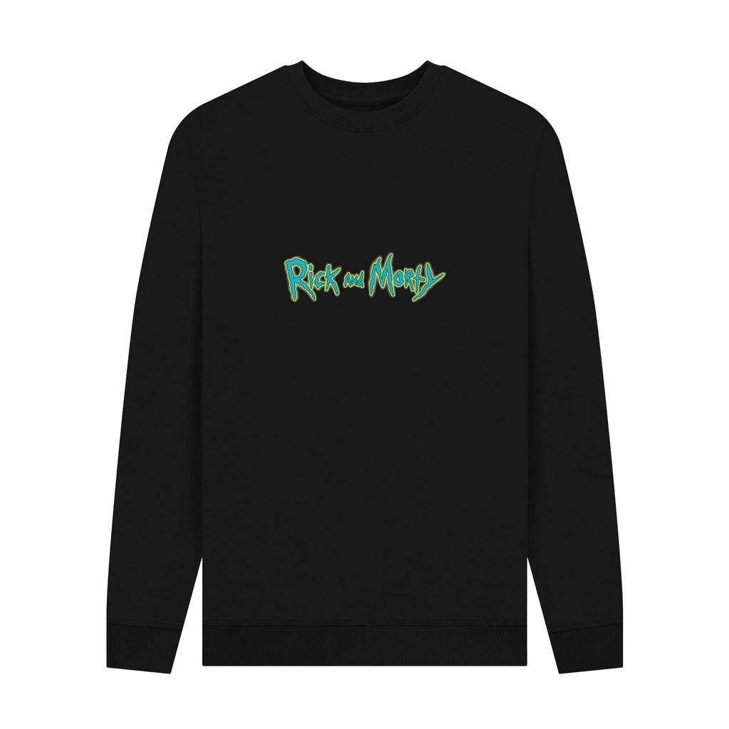 Rick And Morty Unisex Adult Logo Sweatshirt