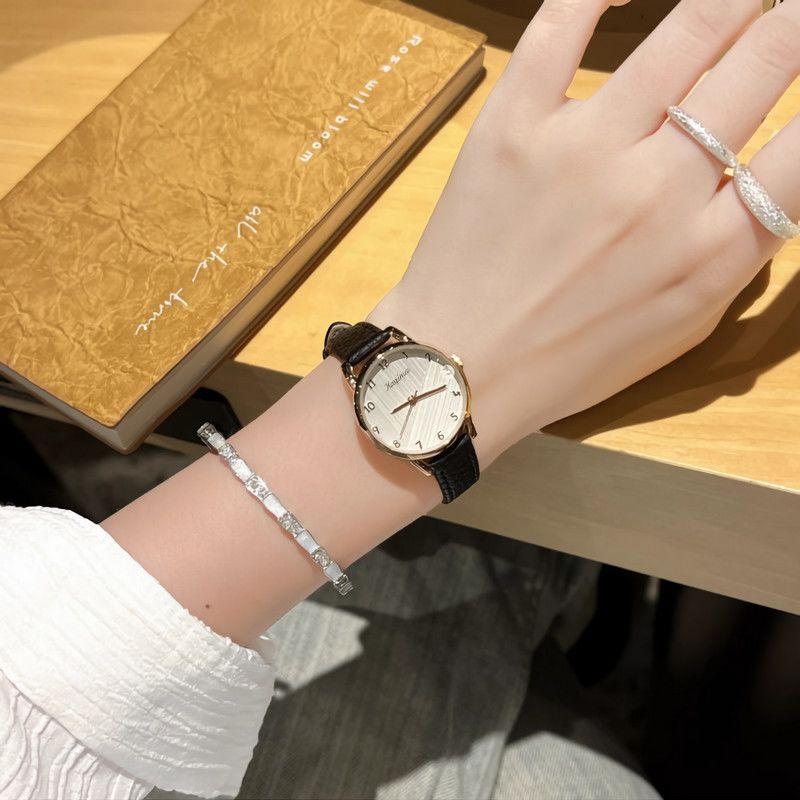 Korean Small Fresh Watch Female Model Student Junior High School Girls Exam Special Style Niche Simple Quartz Watch
