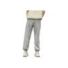 Anta Solid Color Logo Print Sweatpants Women Bottoms Gray 162238317-2