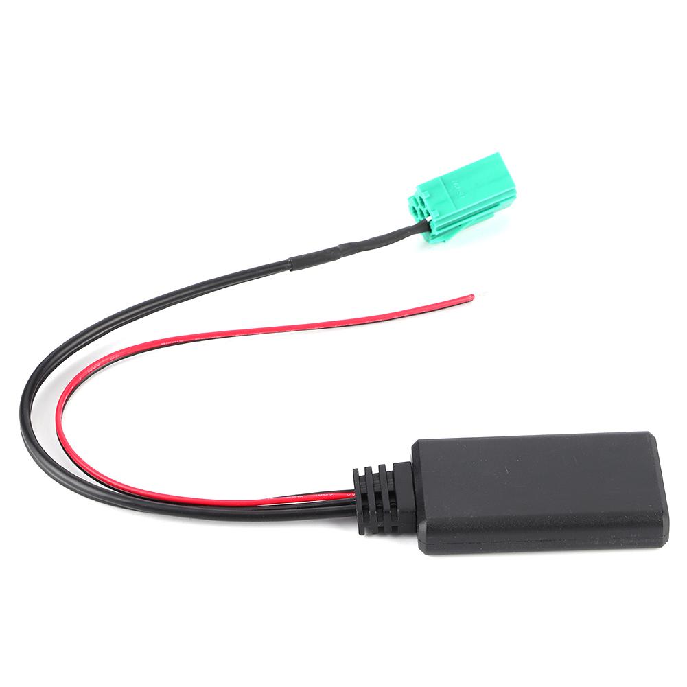 6‑Pin Stereo Bluetooth Module Auto Car Input Cable Adapter Fit for Renault Clio Espace Laguna