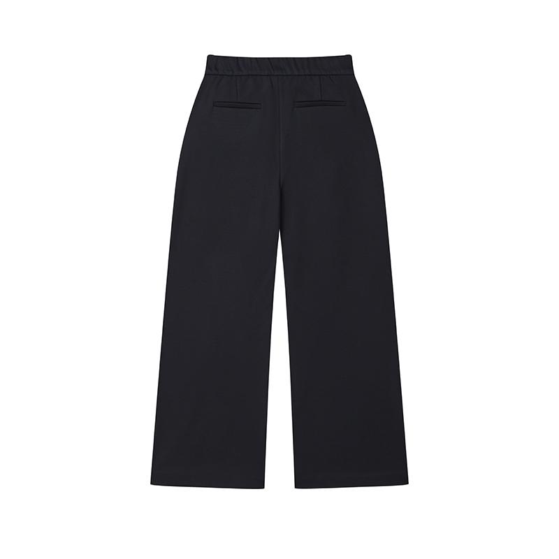 Fila Loose Comfortable Versatile Knitted Wide-Leg Casual Pants Women Bottoms Sky-Blue F11W514803FNV