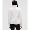Lululemon Waffle Knit Funnel Neck Long Sleeve Shirt Light Vapor