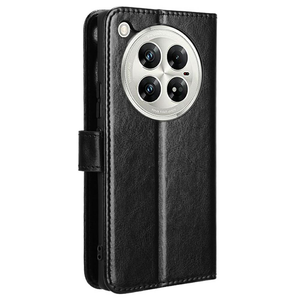 For Infinix Zero 40 5G X6861 Case Crazy Horse Texture PU Leather Phone Wallet Cover