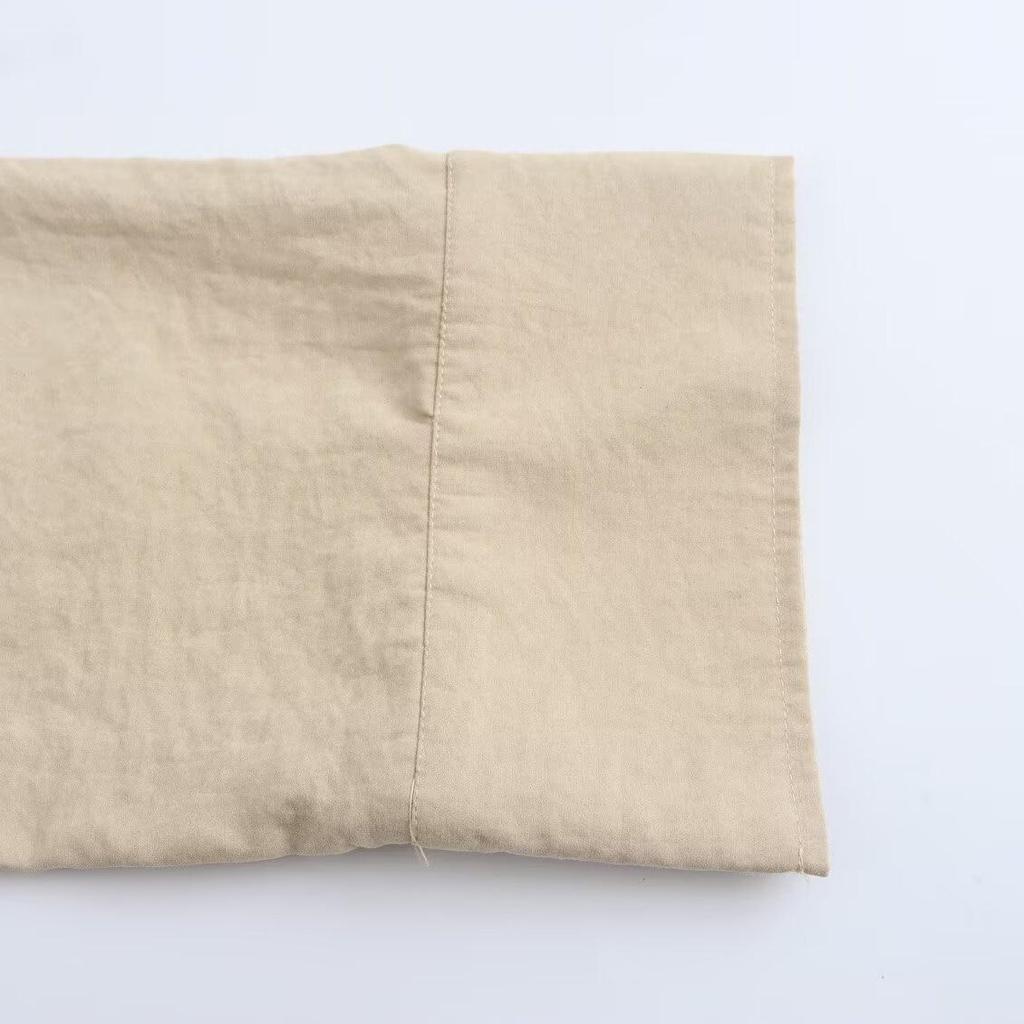 2024 Women's Suede Texture Solid Color Long-Sleeve Casual Shirt