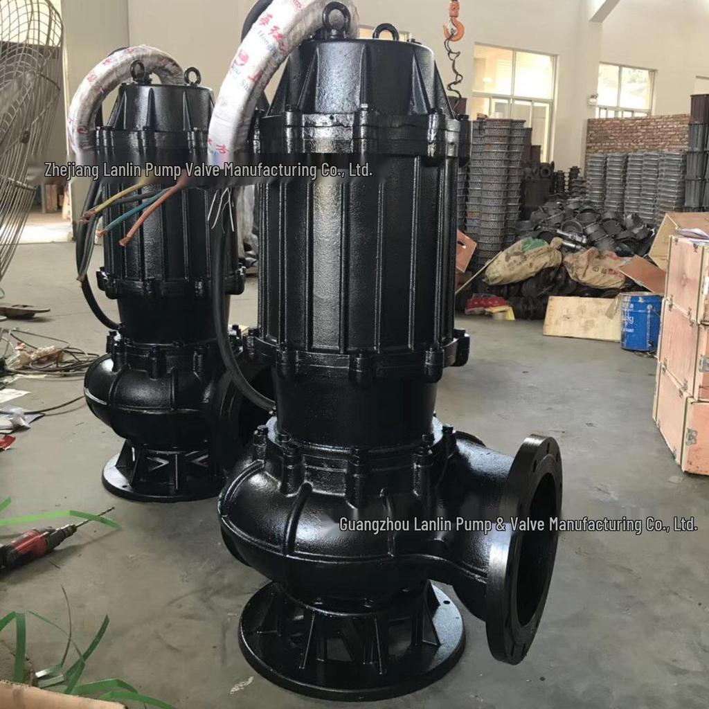 30kW Non-Clogging Submersible Sewage Pump - 250WQ600-9, High Flow Centrifugal Design