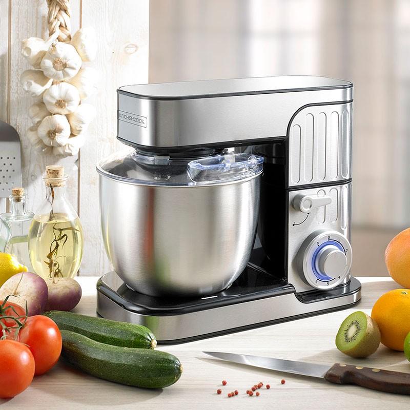 Edelstahl-Knetroboter mit Planetenbewegung Antara Kitchencook Grau