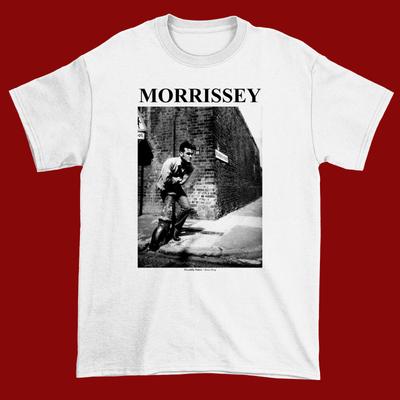 Morrissey Weißes Baumwollhemd Volle Größe S-5XL BS1945