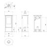 Wood Burning Steel Stove KRATKI ERIK Ø 150 5,5 kW Decorative Ceramics SERPENTINO
