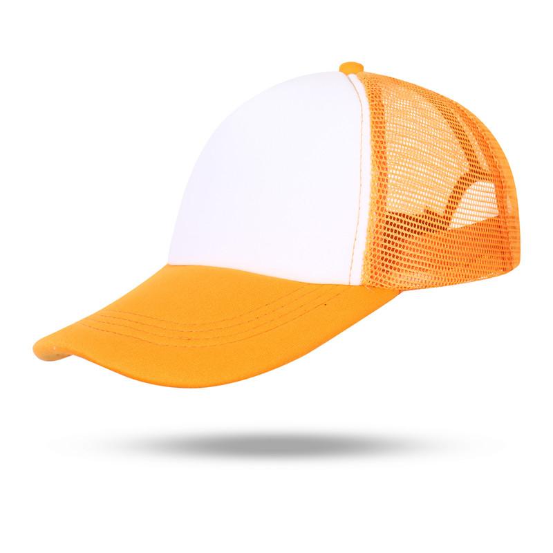 280gsm Adult Outdoor Unisex Blank Plain Sponge Net Cap Trucker Hats Custom Hats Promotional Trucker Hats