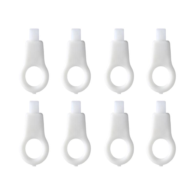 Dental Hygiene Sponge Scrubbers Sponge Toothbrush Cleaner For Teeth Cleaning Safe For Sensitive Teeth 8Pieces Per Pack 1 белый