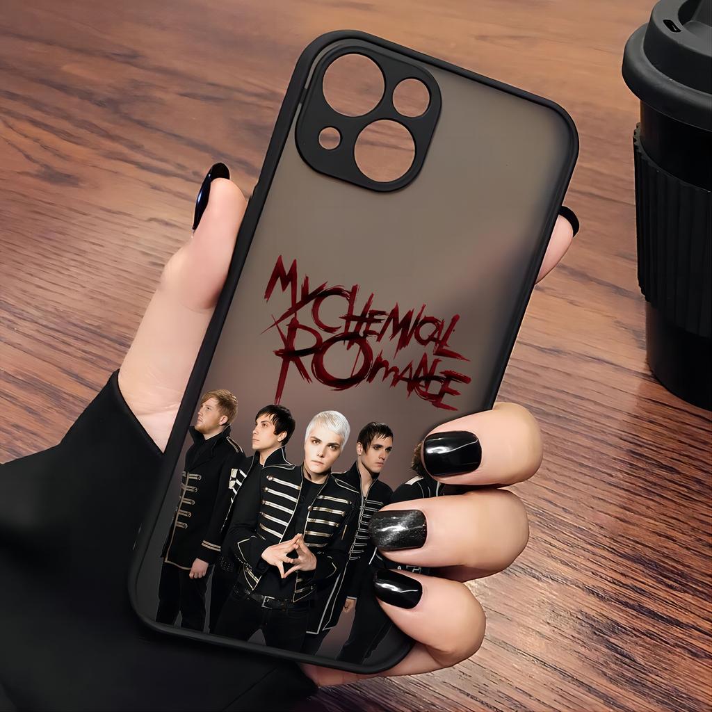 My Chemical Romance Phone Case For iPhone 16 15 14 13 12 11 Mini Pro Max X XR XSMax 7 8 Plus Matte Transparent Back Cover