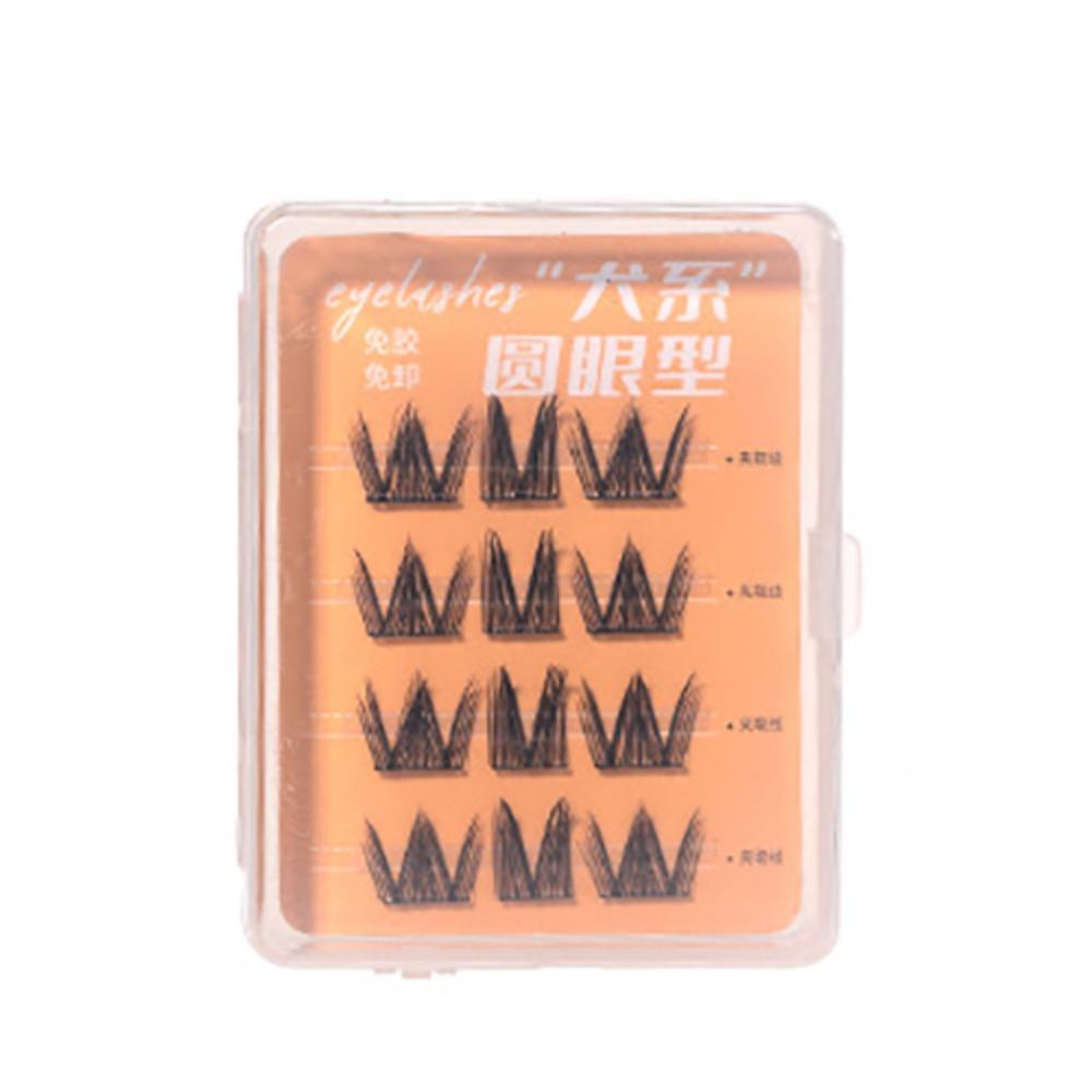 Makeup Adhesive False Eyelashes Sweet Glue Free Fake Lashes False Eyelash Clusters  Makeup Tool