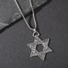 Men's Hexagram Pendant Necklace: Korean Fashion, Vintage Style, Street Hip Hop Accessory