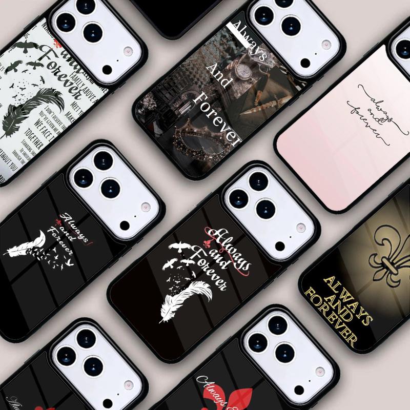 The Vampire Diaries Always And Forever Phone Case For IPhone 17 16e 15 14 13 12 11 Pro Max Air Mini Soft Protective Cover