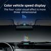 Car HUD GPS Digital Speedometer – Plug-and-Play Windshield Projector, Color Display KMH Speed for Trucks, SUVs & All Vehicles