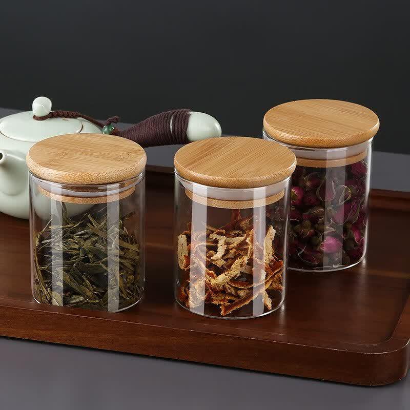 Sealed Glass Tea Canister