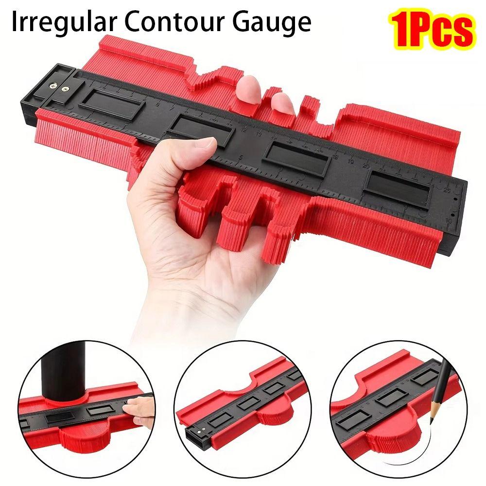 1Pcs Woodworking Measuring Instrument Profile Ruler Ruler Cutting Contour Duplicator Tiles Tool