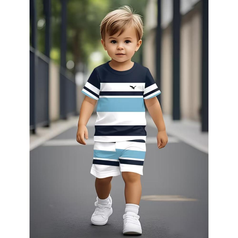 Boys loose casual short sleeved suit 150