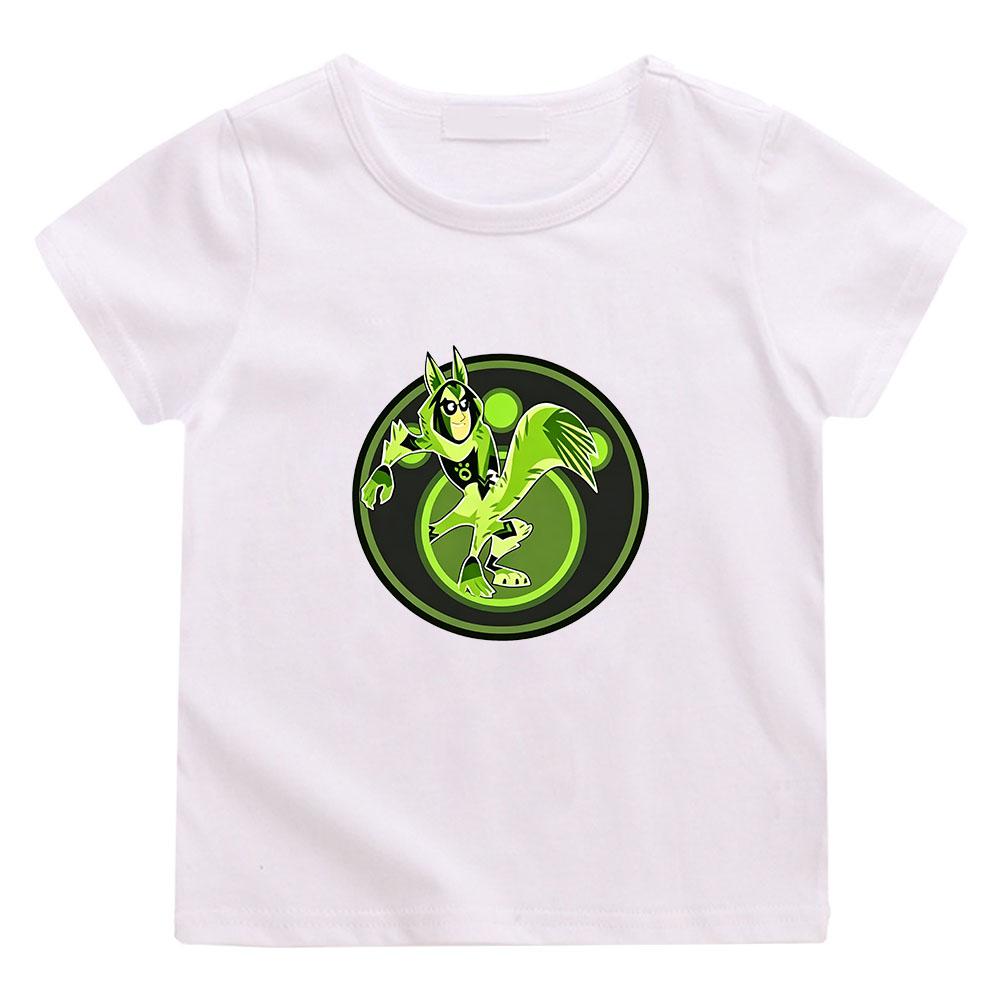Wild Kratts Cartoon T-Shirt 100% Baumwolle Comic Anime Druck Kinder Oberteile Lässige T-Shirts Jungen und Mädchen Rundhals Kinderkleidung Sommerkleidung Lustiges T-Shirt