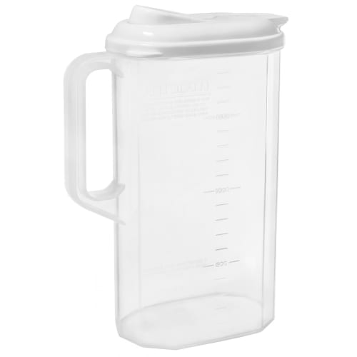 Sanko Plastics Made In Japan Barley Tea Pot, Marine Cooler, One-Push, 2L, White