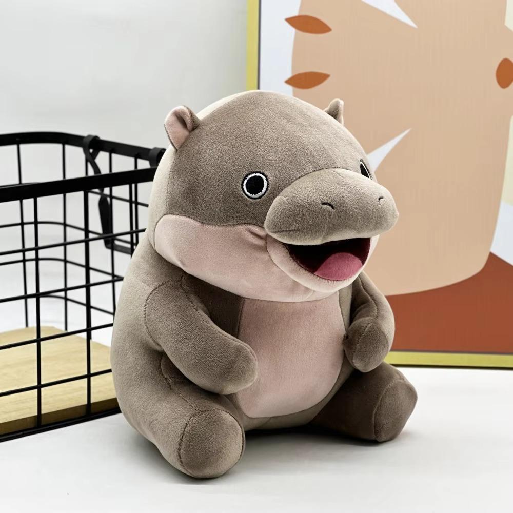 Soft Moo Deng Backpack Stuffed Plush Moo Deng Hippo Plush New Pygmy Hippo Plushie Toy