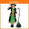 Game Themed Girl Witch Costume Set With Mesh Fabric For Childrens Cosplay Fun