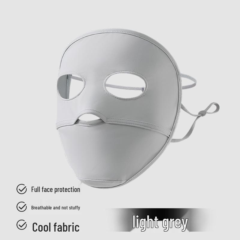 Women's Ice Silk UV Protection Face Mask - Full Coverage Face Shield for Summer Cycling & Driving