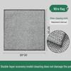 Alternative Steel Wool Double-Layer Non-Stick Dishwashing Cloth