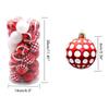 Christmas Ball Christmas Decoration Ball Shatterproof Christmas Tree Decoration Ball Christmas Ball Ornaments HolidayWedding Home Party Decoration