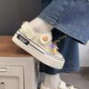 Cartoon shallow canvas shoes new autumn casual niche design sense