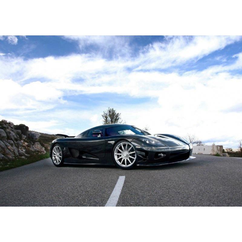 Plakát luxusního vozu Koenigsegg - Zarámovaná nástěnná umělecká dekorace