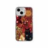Black Cat Eye of the Soul Pattern High-Quality Laser Phone Case for iPhone 17 16 15 14 13 12 11 Pro Max Protective Cove Funda