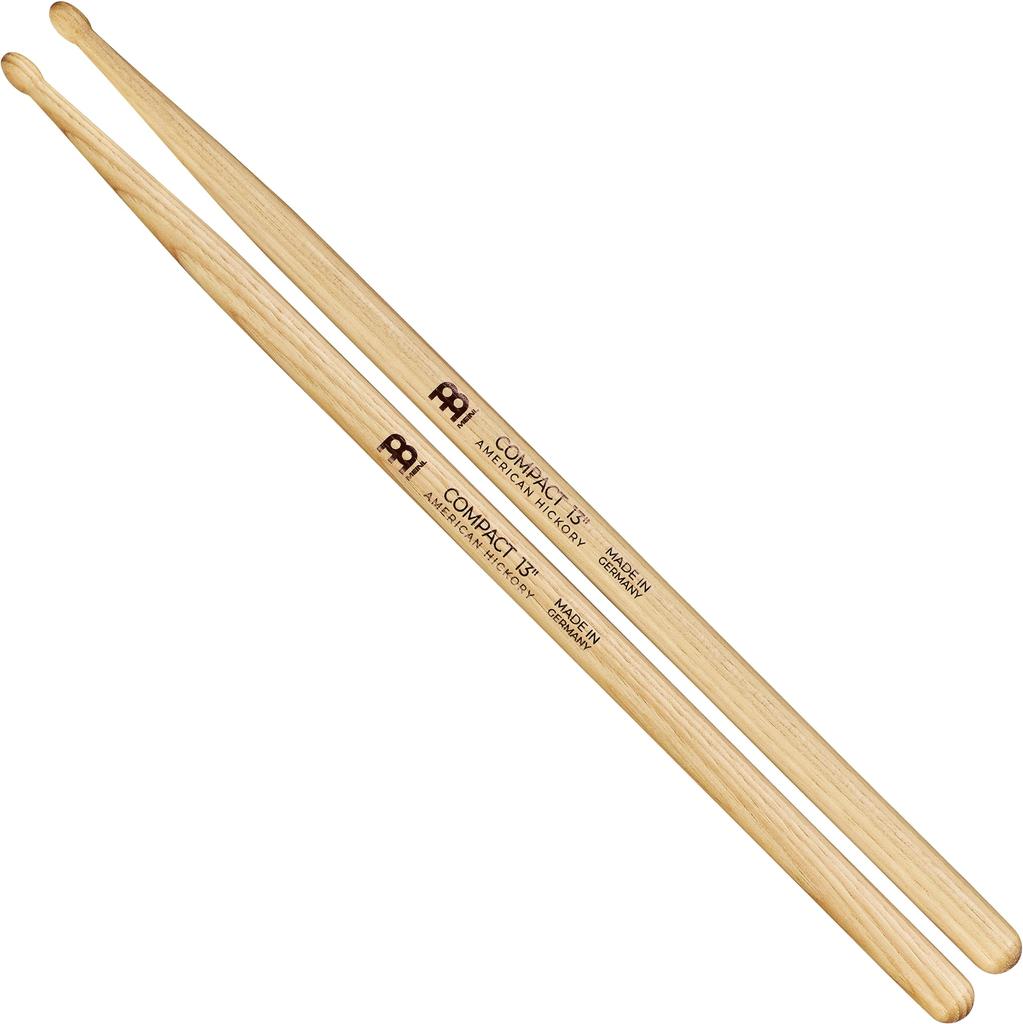 MEINL Stick & Brush Compact Drumsticks, 13" Hickory, SB139 (330 x 13mm)