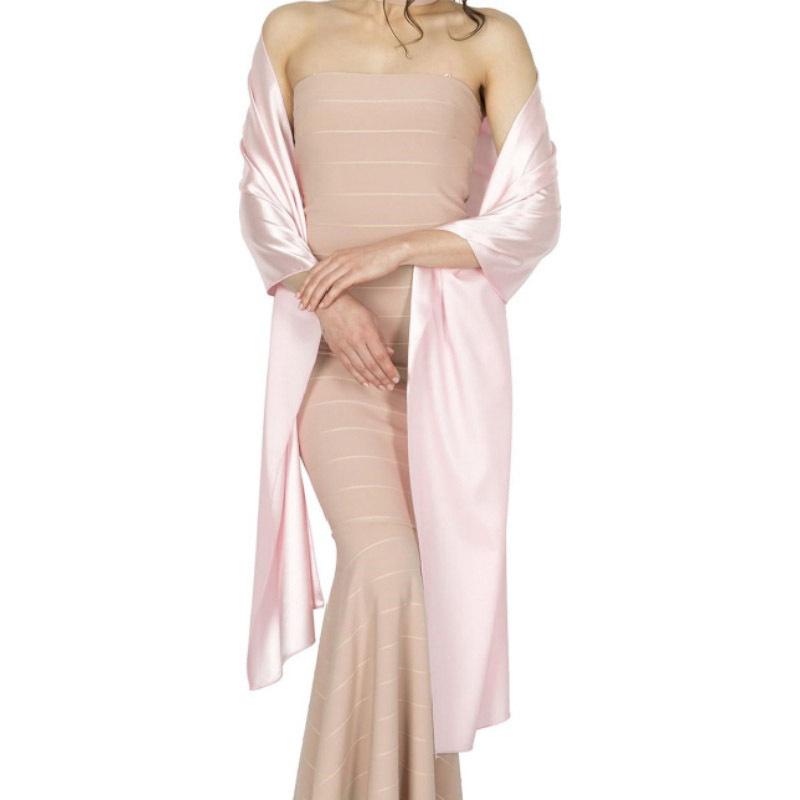 Elegantes Seidensatin-Schal für Hochzeiten oder Abendgarderobe