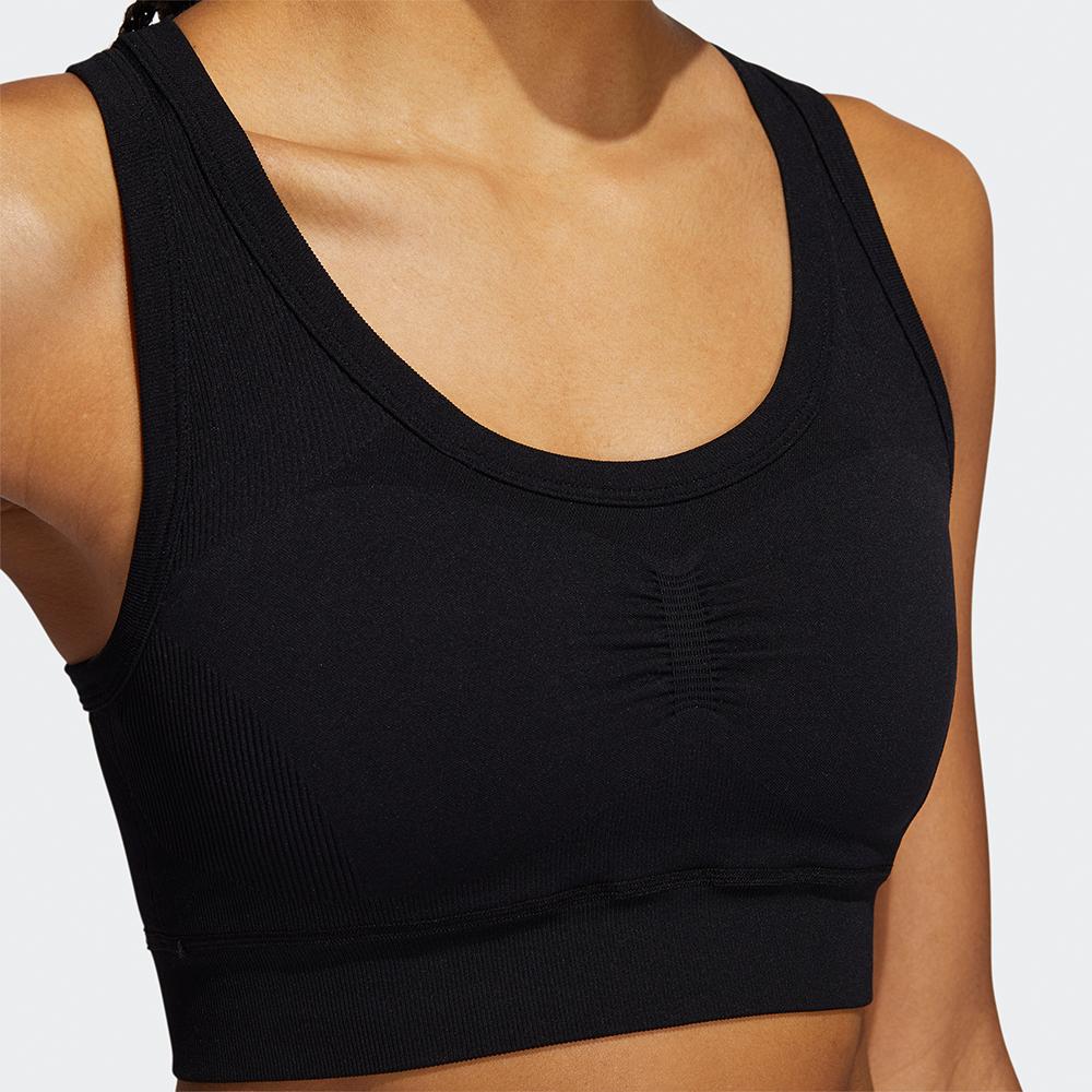 Adidas Studio Bra Low Intensity Training Sports Bra Women Underwear Black GL1013